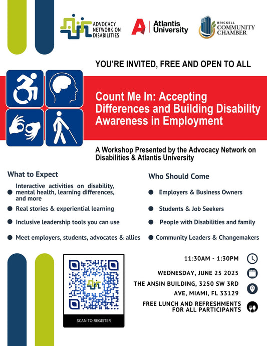 Count Me In: Accepting Differences and Building Disability Awareness in Employment