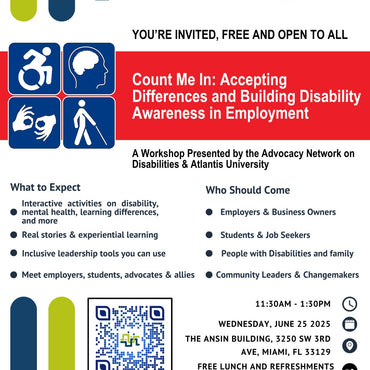 Count Me In: Accepting Differences and Building Disability Awareness in Employment